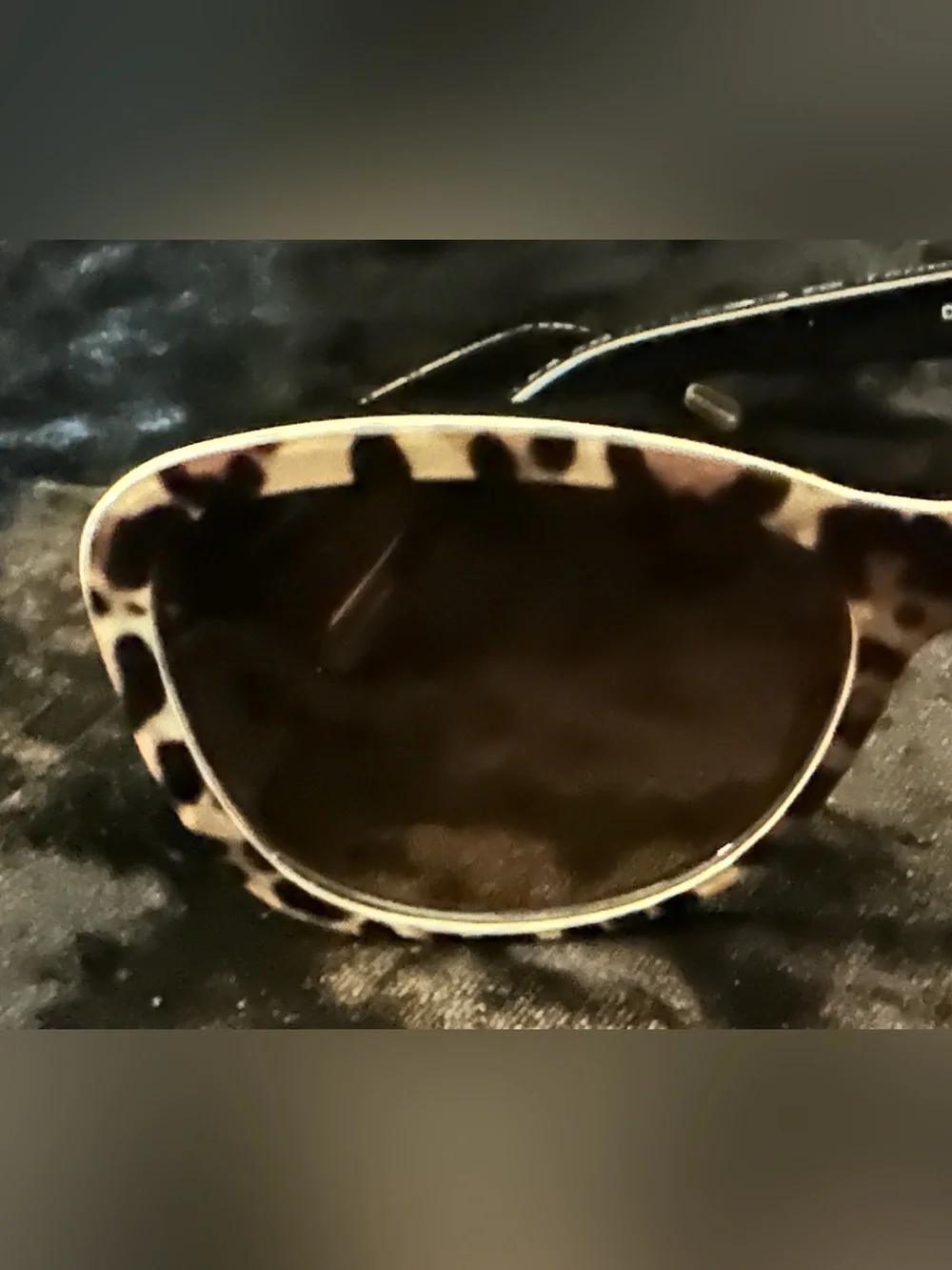 DOLCE&GABBANA Leopard Sunglasses w/ gradient lenses DG4132 1995/13 57[]16 135 3N